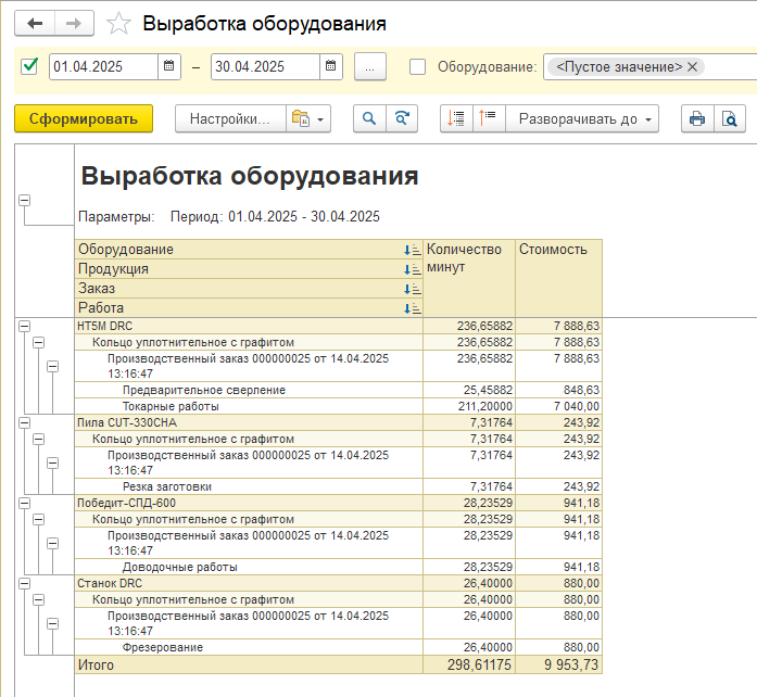 report-equipment-work report-equipment-work